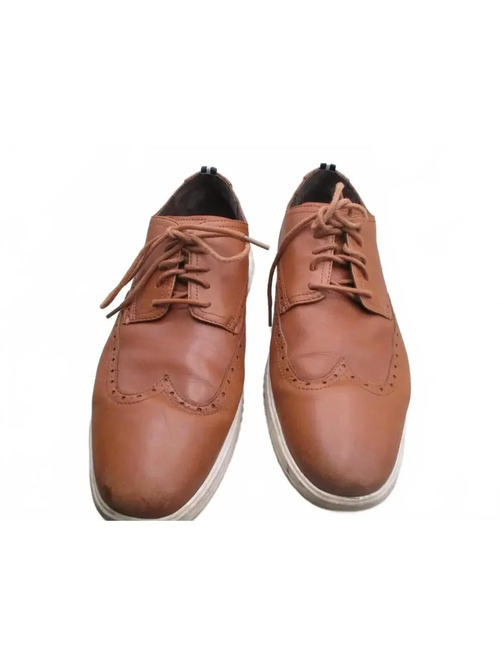 Cole Haan Grand+ Men's British Tan Leather Wingtip Oxford Shoes Size 13 M C36939